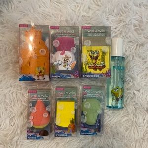 Wet n Wild SpongeBob Square Pants Limited Edition Brush, sponge and cleanser set